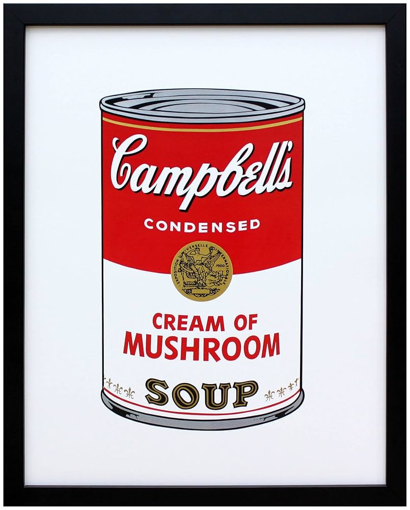 【額縁付き】 アンディウォーホル Campbell’s Soup Cans ① 楽天市場】【レビュー特典付き】アンディ ウォーホル